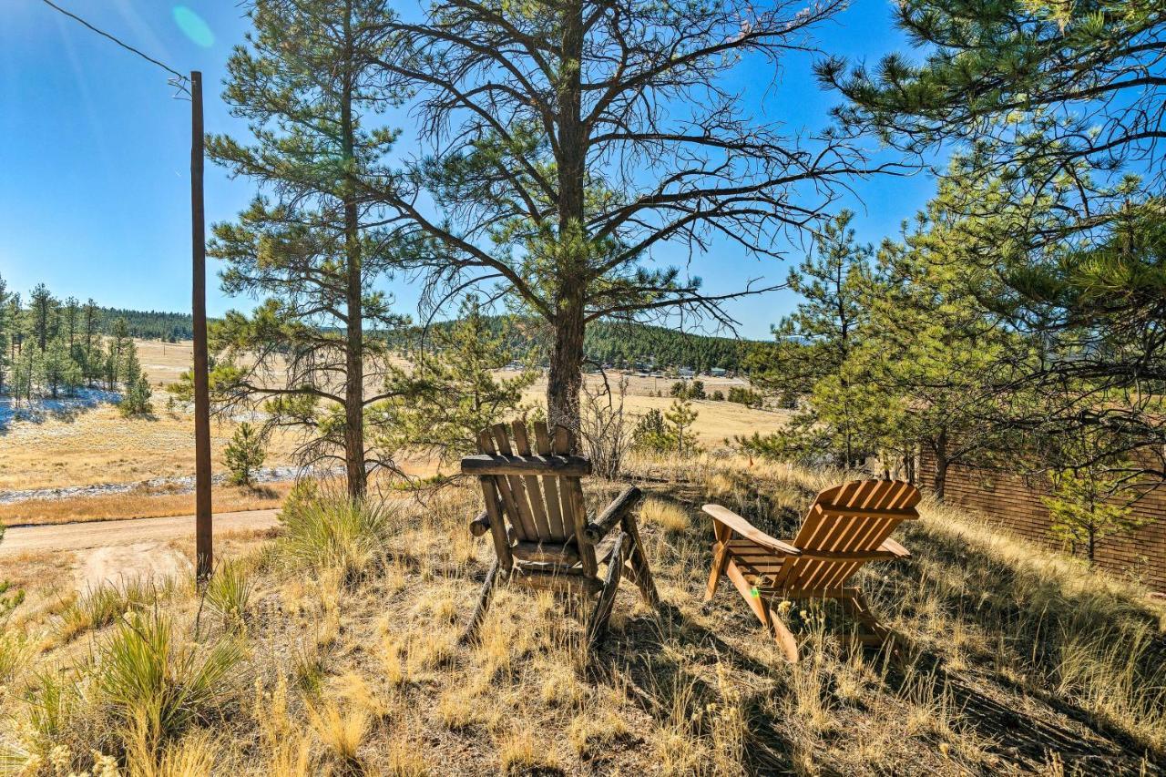 Classic Colorado Log Home With Mountain Views! Florissant Экстерьер фото